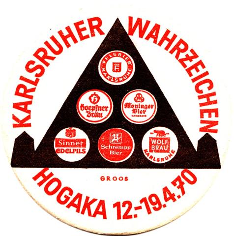karlsruhe ka-bw wolf gemein 2a (rund215-hogaka 1970-schwarzrot)